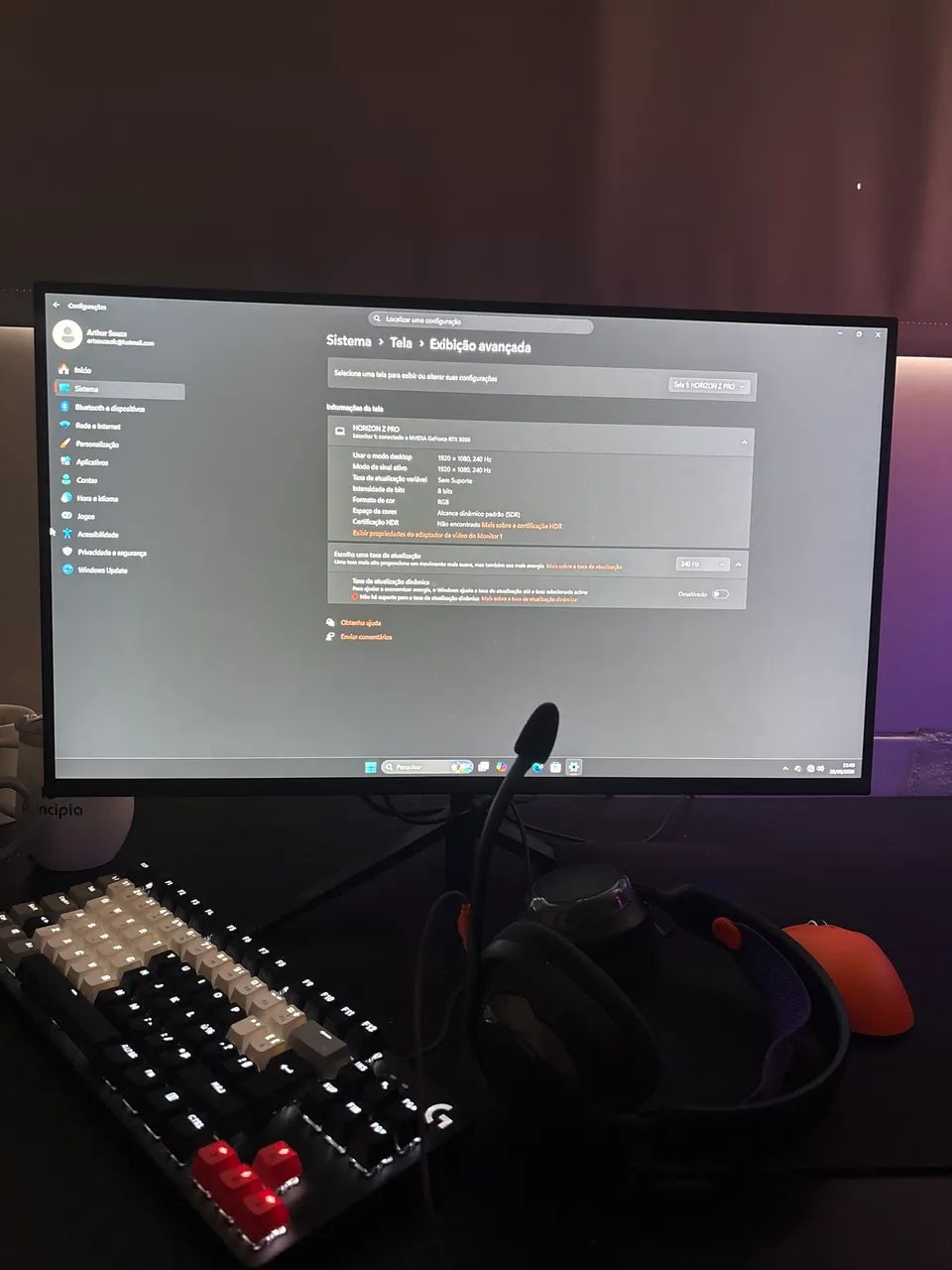 Rysen 7 + RTX 3050+240hz  Setup !  - Foto 4