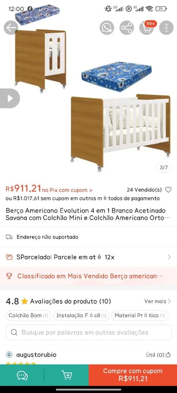 Berço 4 em 1 - Foto 3