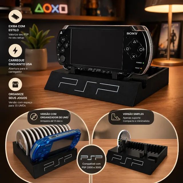 Suporte de PSP 2000 e 3000 - Foto 3