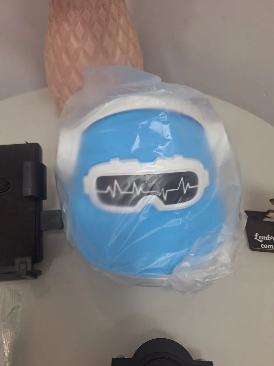 Suporte Celular Moto Com Proteção Solar Capacete  - Foto 2