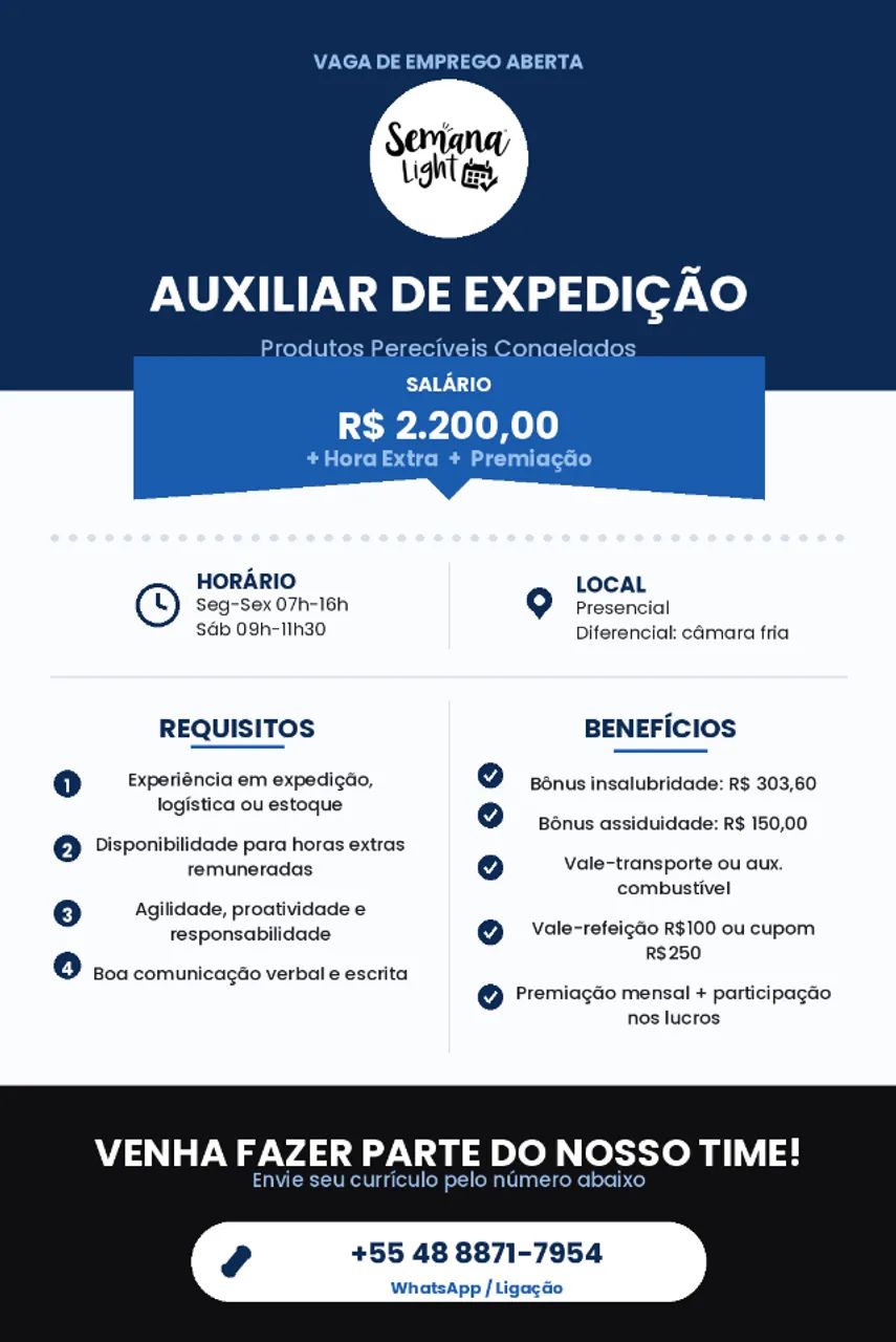 Auxiliar de Expedição 