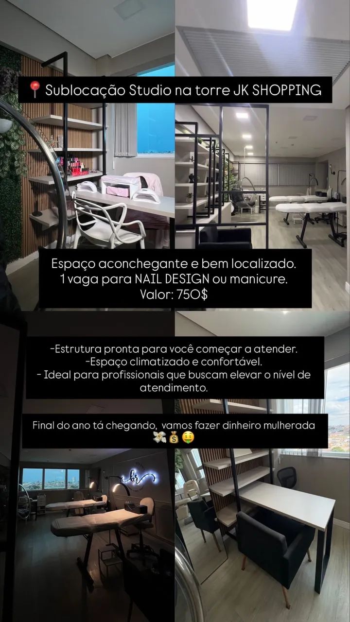 Aluguel pra nail designer ou manicure JK SHOPPING