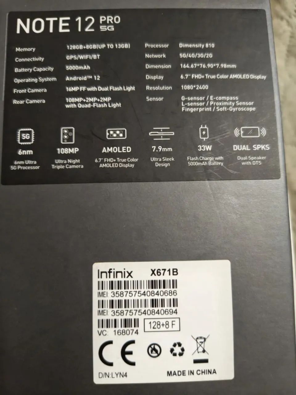 Infinix Note 12 Pro 5G - Foto 3