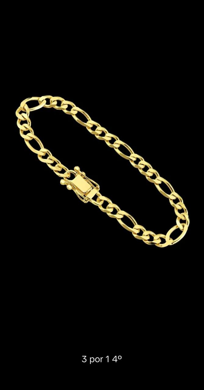 Pulseiras banhada a ouro 18k