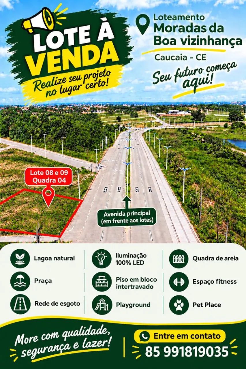 Lotes na Caucaia (proprietário)