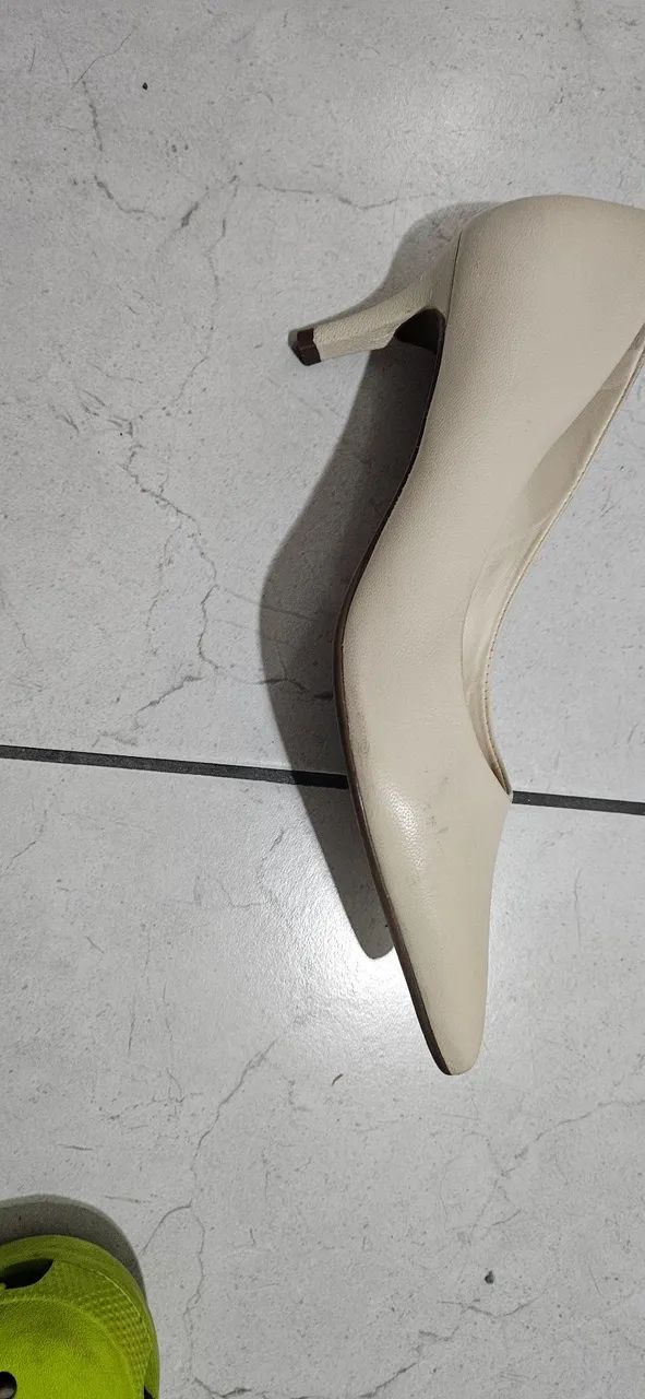 Scarpin Off White - Foto 2