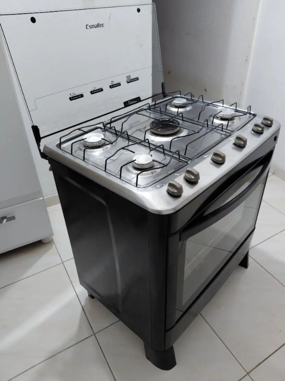 Fogão esmaltec de 5 bocas automático  - Foto 2