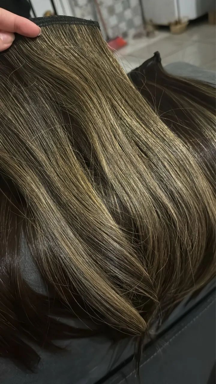 Cabelo humano 100% na tela  - Foto 3