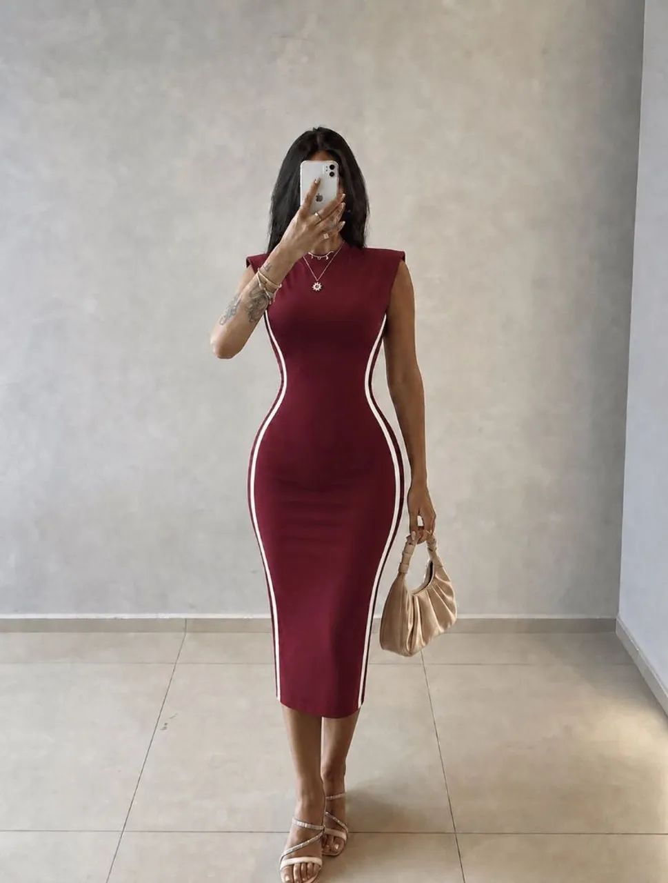 Vestido Midi Ribanna Algodão Premium  - Foto 2