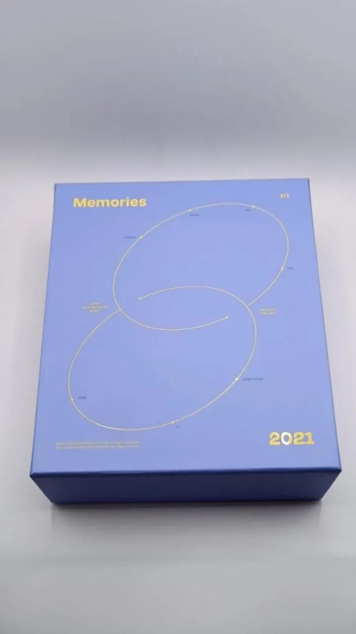 BTS - Memories of 2021 (s/ photocard) álbum CD Blu-ray Bangtan K
