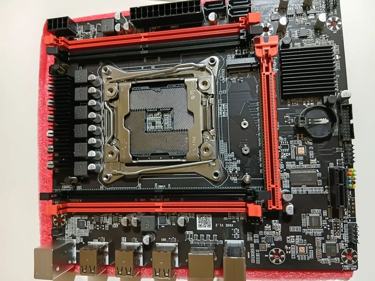Placa-Mãe X99 MOUGOL Com Defeito ? Socket com Pinos Tortos - Foto 5