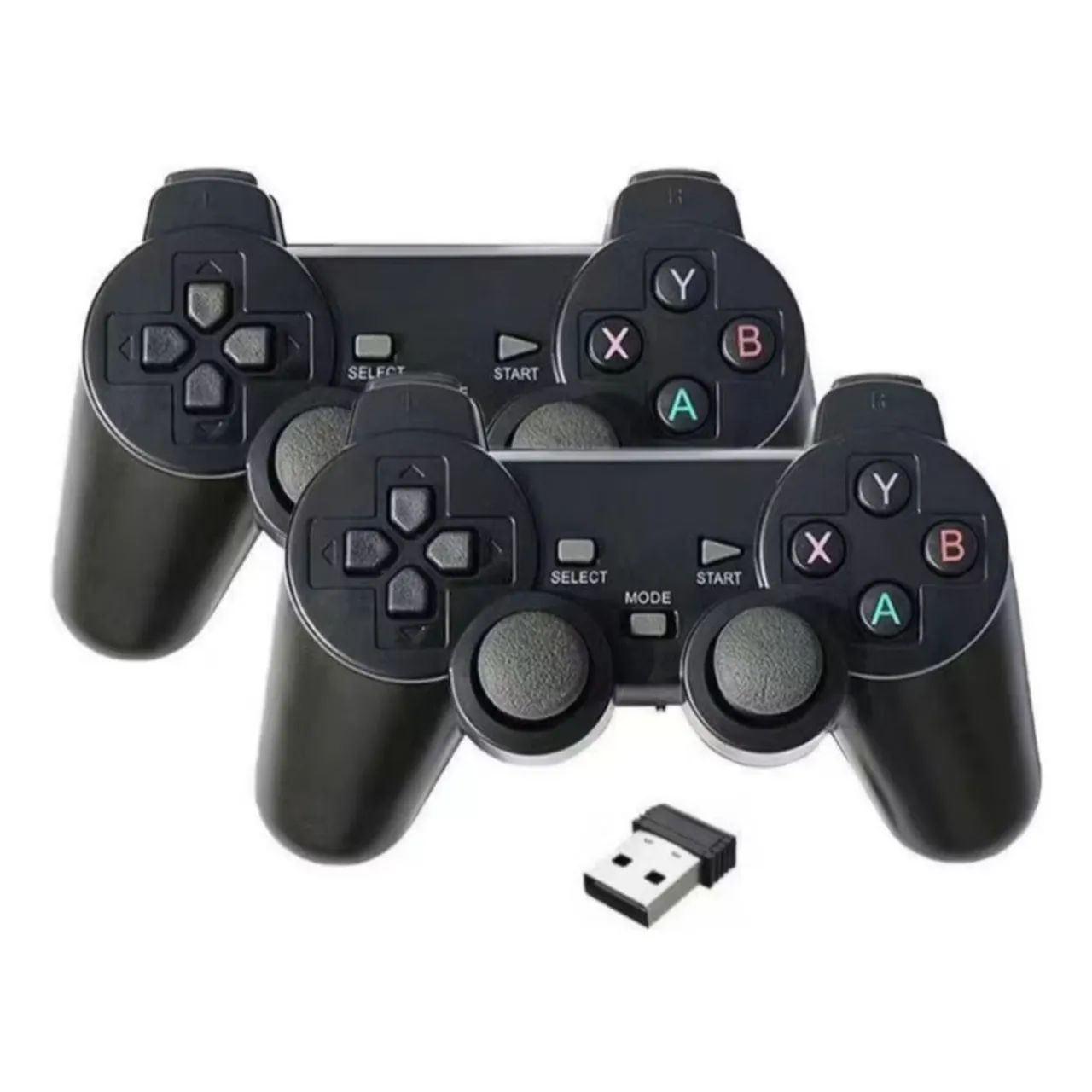 Dois controles de ps2/game stick , bluetooth 
