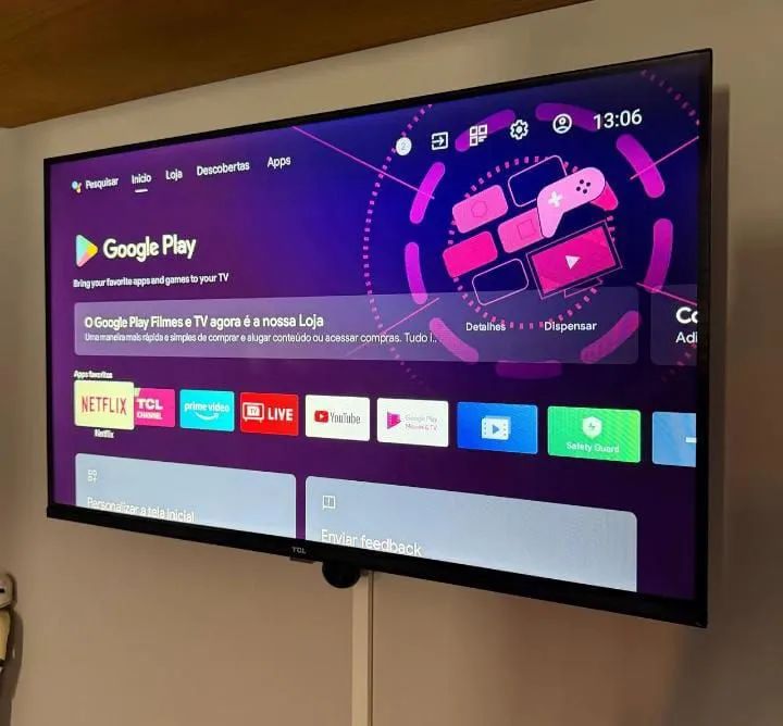 TV 32 - POLEGADAS SMARTV ANDROID <br>*700,00* - Foto 2
