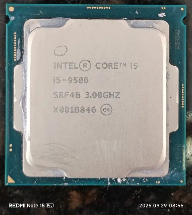 Processador itel core i5 9500 de 3.00 GHS