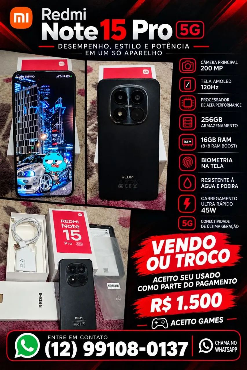 XAIOMI REDMI NOTE 15 PRO 5G 