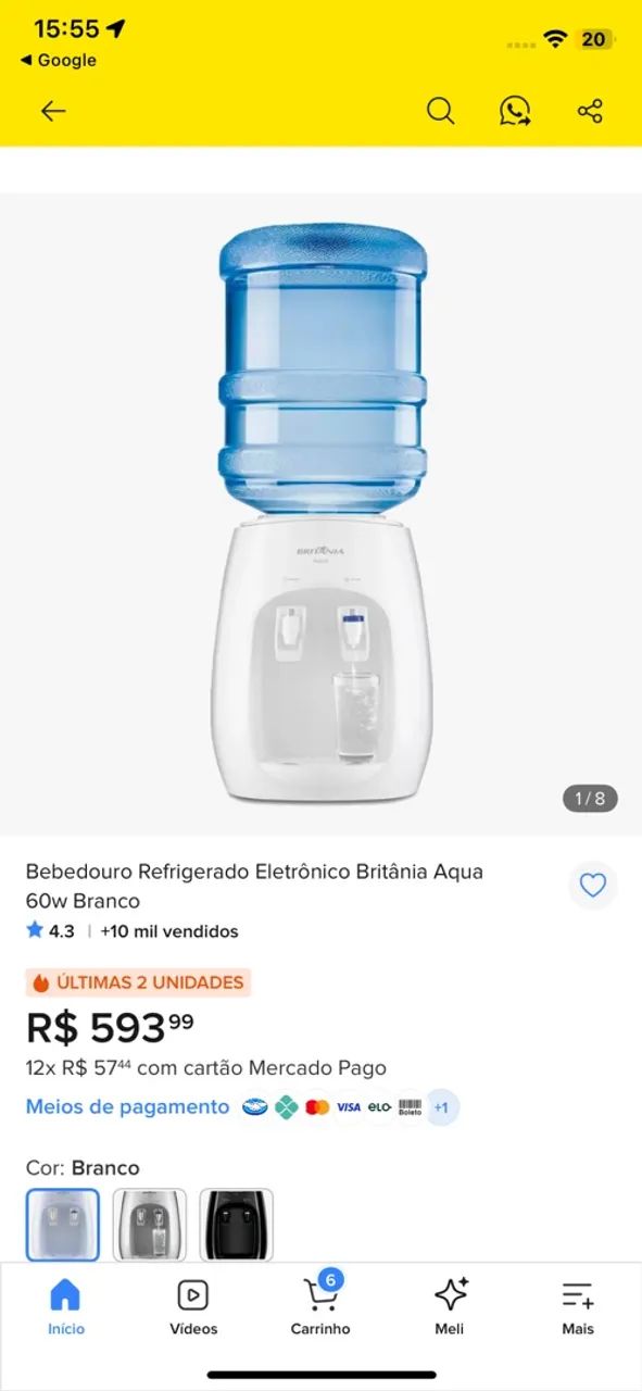 Filtro de água / bebedouro  - Foto 4