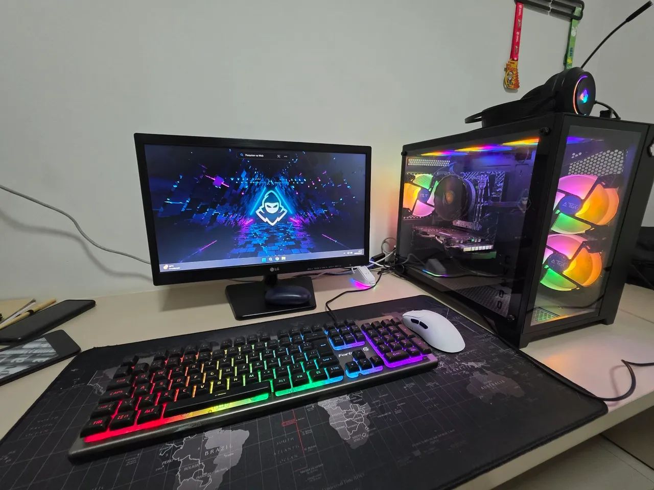 PC Gamer + Headset Gamer Mancer Crater - Foto 3