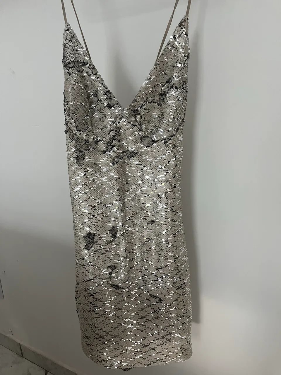 Vestido paete prata  - Foto 2