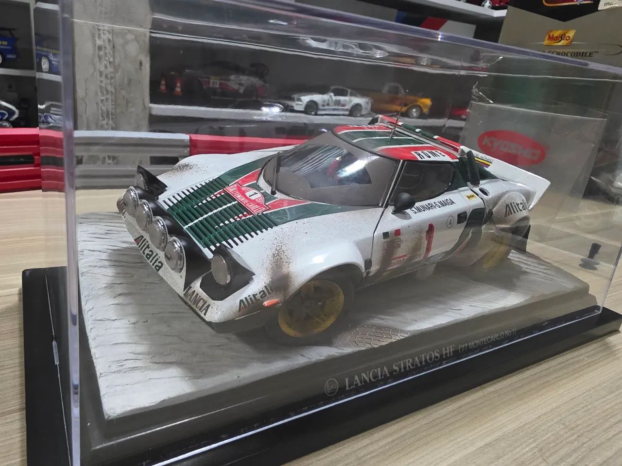 ミニカー 1/27 LANCIA STRATOS 77 Monte Carlo Lancia Stratos HF n° 4 Winner Rallye Monte Carlo 1979 1/43 Spark S9096