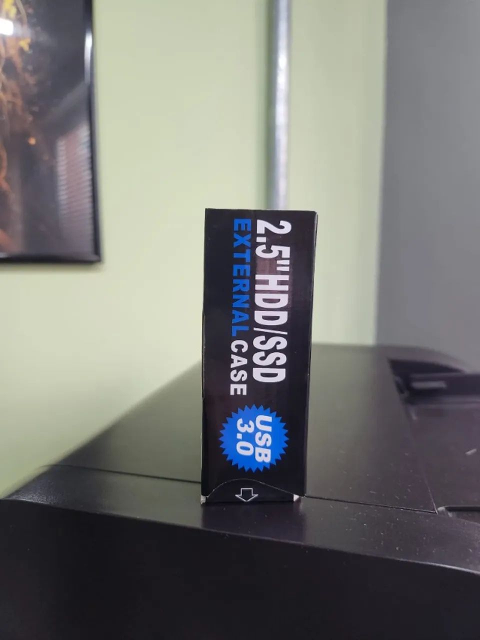 CASE PARA HD EXTERNO DE 25 SATA PARA USB 3.0 PRETO  - Foto 2