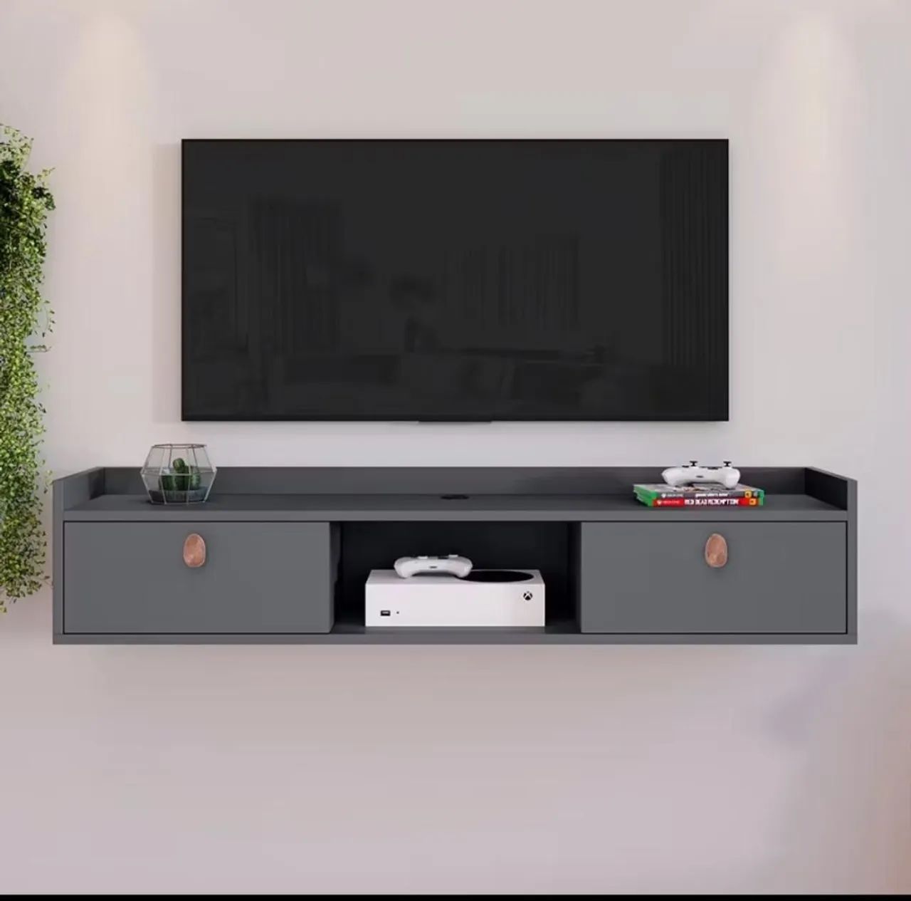 Rack suspenso para TV de ate 55 polegadas 