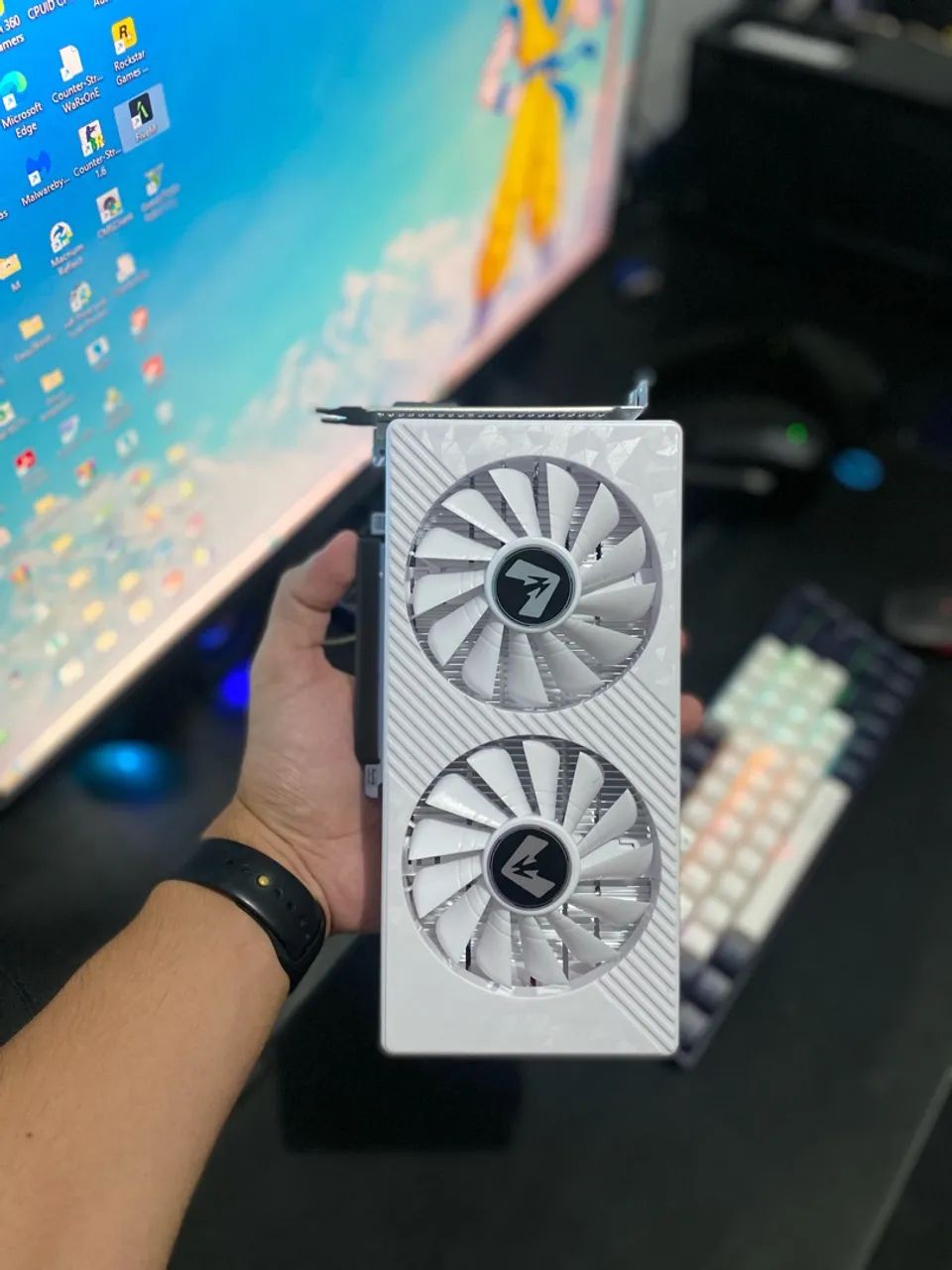 Placa de vídeo RX580 - NOVA 