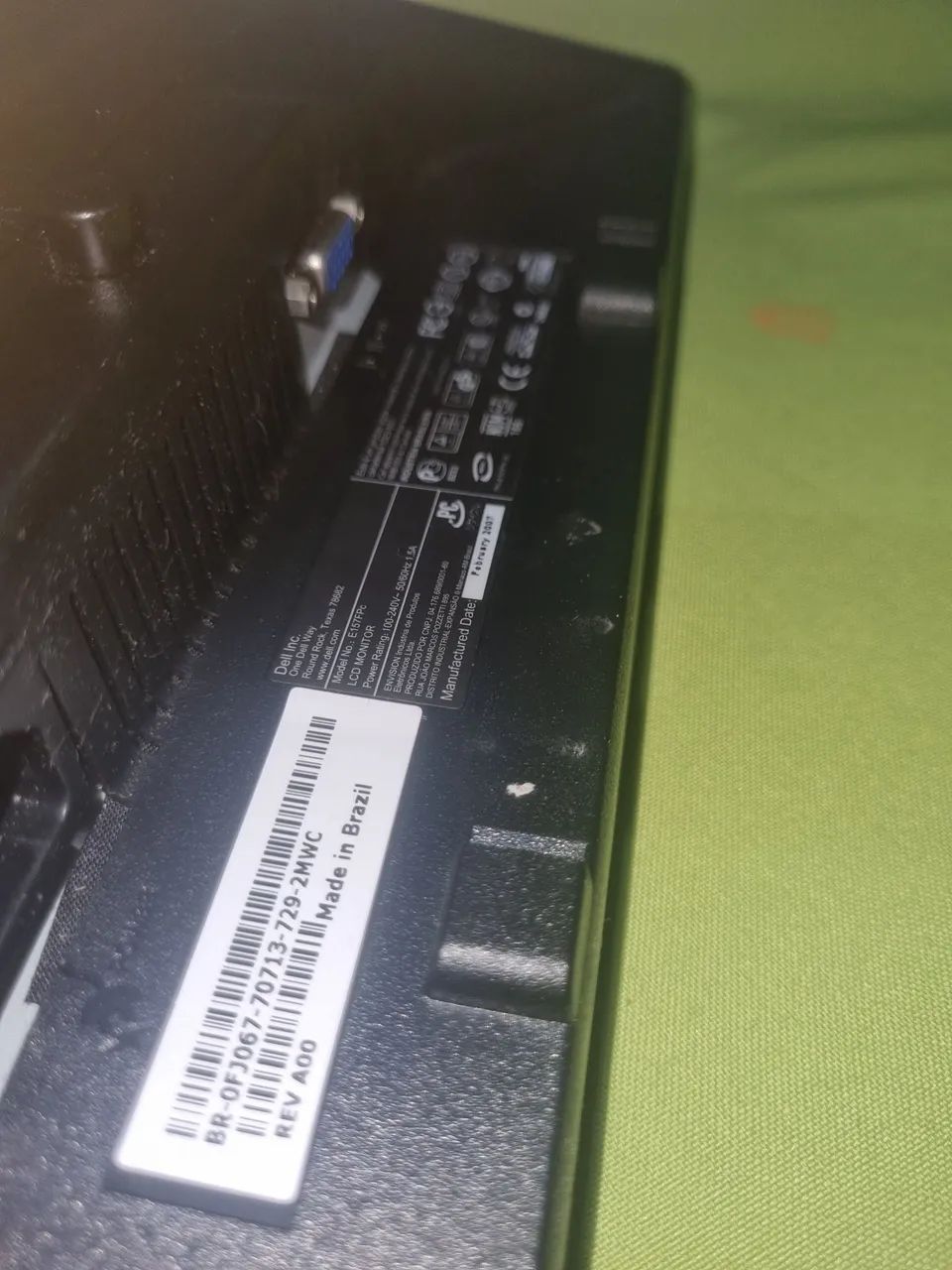 Monitor Dell 15" LCD - Completo (Acompanha Cabo VGA e de Força) - Foto 5