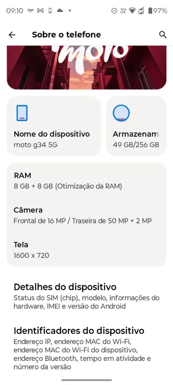 Celular Motorola 256 GB, 16gb ram - Foto 3