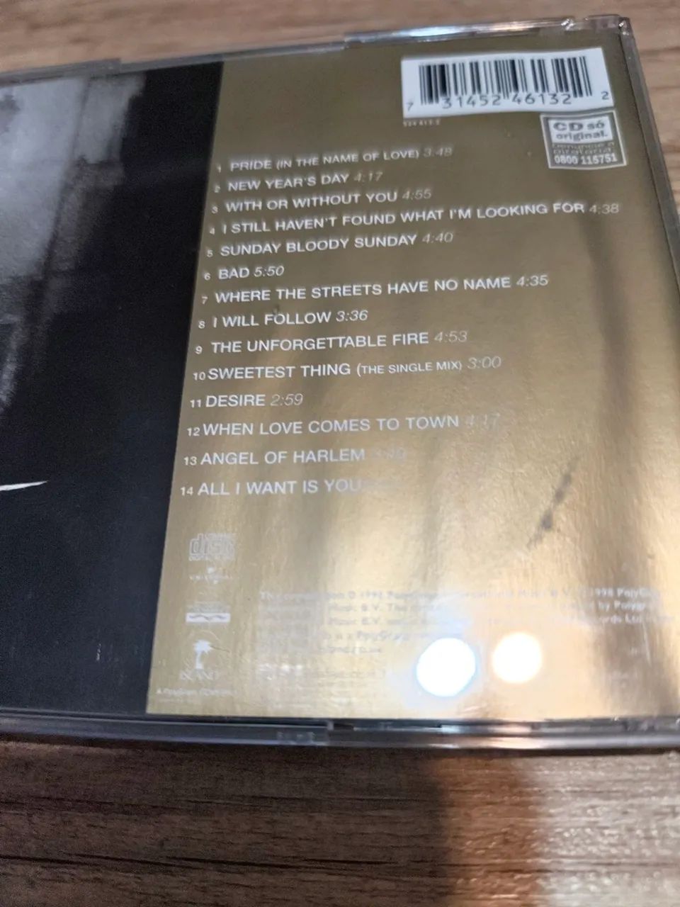 Cd U2 The best of 1980 - 1990 - Foto 4