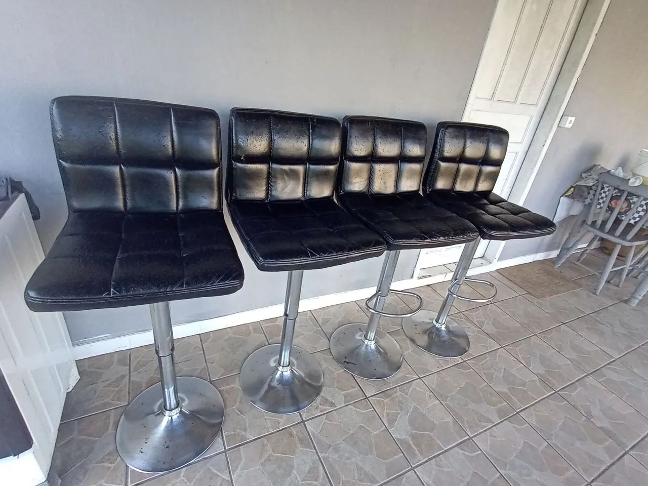 Conjunto de 4 banquetas gomos  - Foto 2