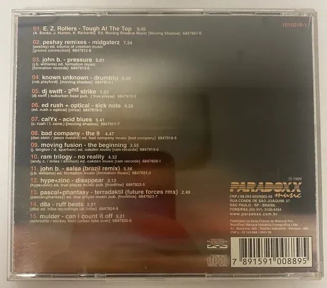 DJ Marky Mark - CD  'Workin' The Mix' (1999) - Foto 2