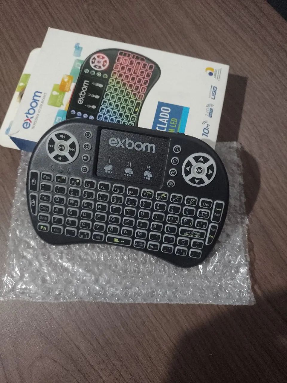 Mini Teclado Sem Fio - Exbom com Touch - Foto 4