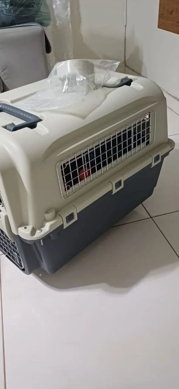 Caixa Transporte Pet Cão Gato Avião Padrão Iata Tamanho 4 N4 - Novinha, nunca usada! - Foto 6