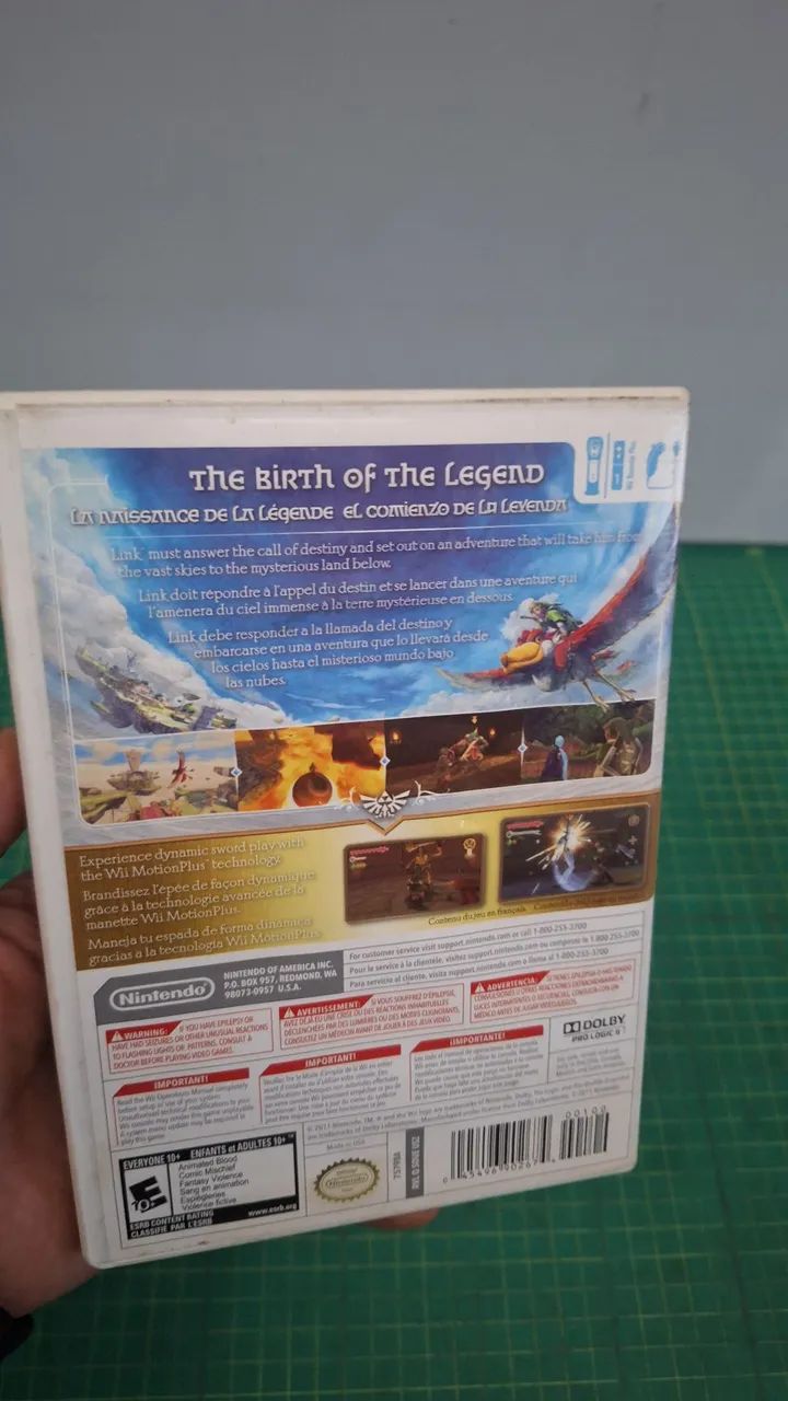 The legend of Zelda skyward sword Nintendo Wii completo - Jogos de The legend of Zelda skyward sword Nintendo Wii completo - Jogos de