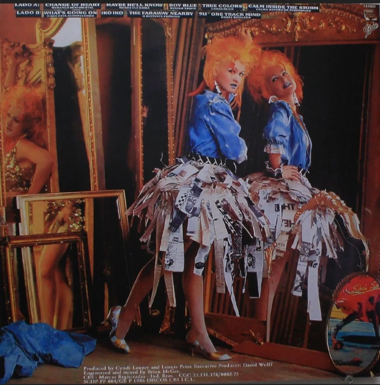 LP Disco de Vinil - Cyndi Lauper - True Colors  - Foto 3