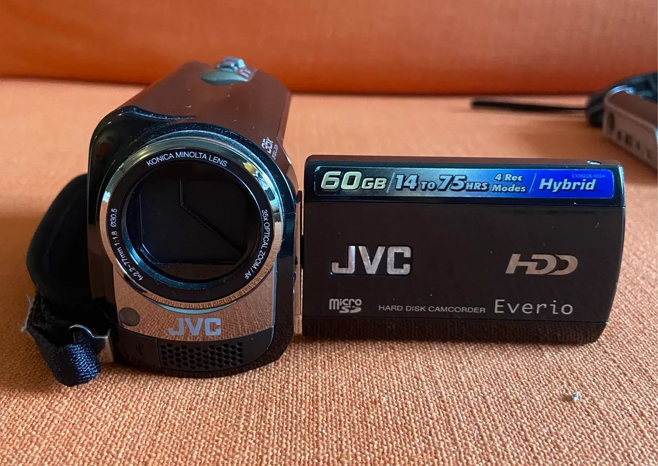 JVC Everio 60GB HD - Completa, Original e Funcionando Perfeitamente - Foto 2