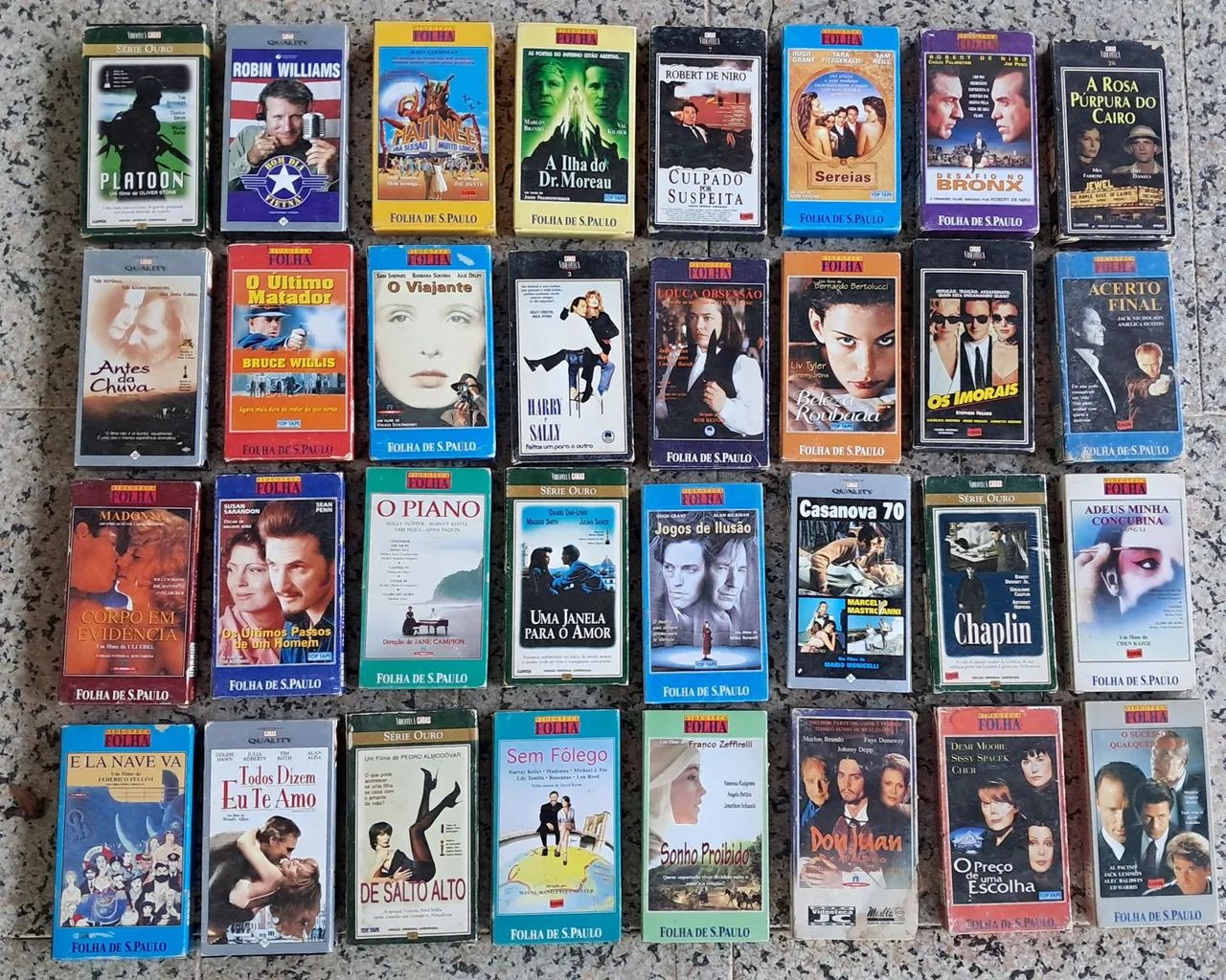 Lote VHS Originais PaperBox 