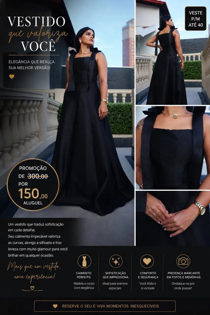 Aluguel de vestidos de festa 