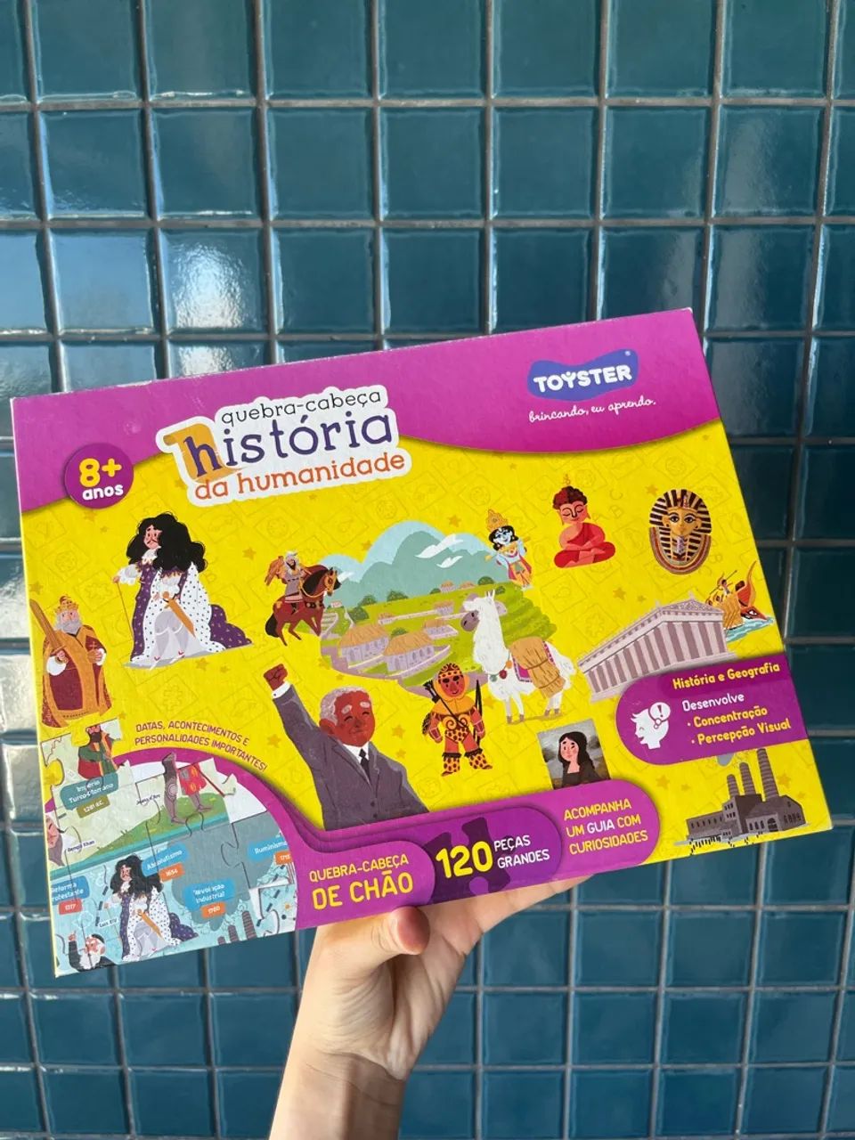 Jogo quebra cabeça História da Humanidade