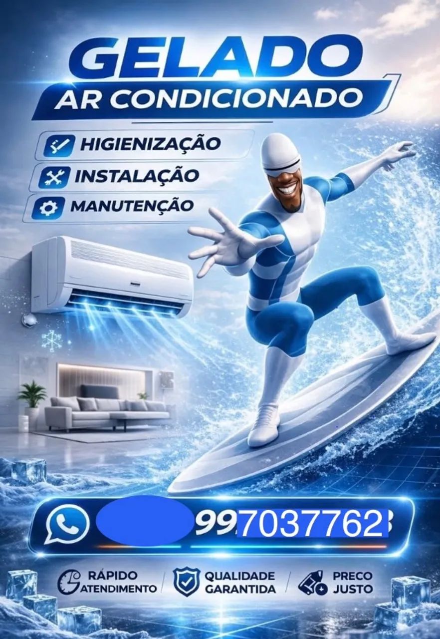 Conserto de ar condicionado e limpeza