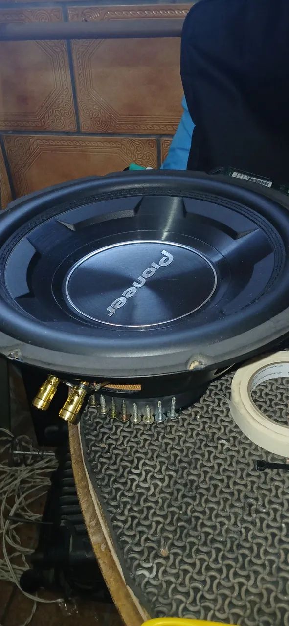 Caixa subwoofer 600wts 12 polegadas Pionner