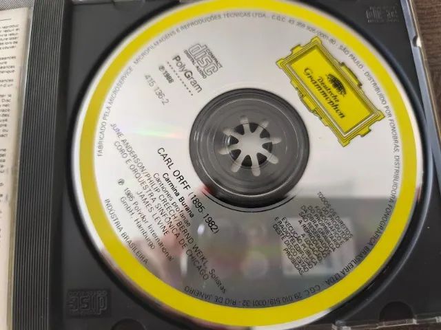 Cd Orff - Chicago Symphony Orchestra - Carmina Burana 1985 - Foto 5