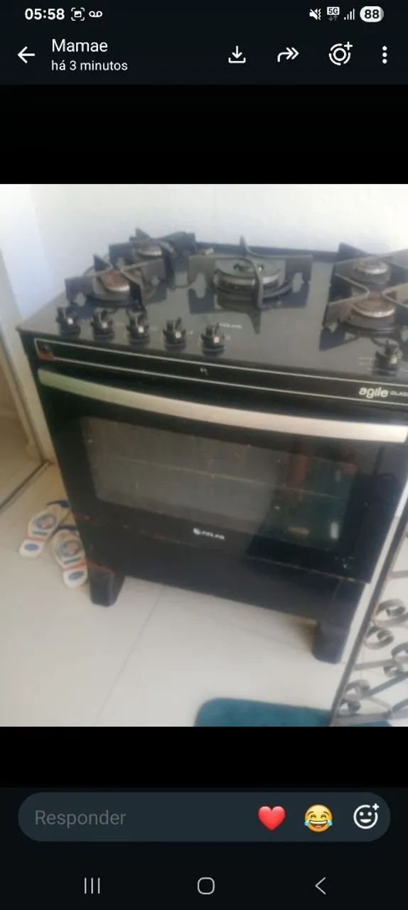 Fogao de 5 boca 
