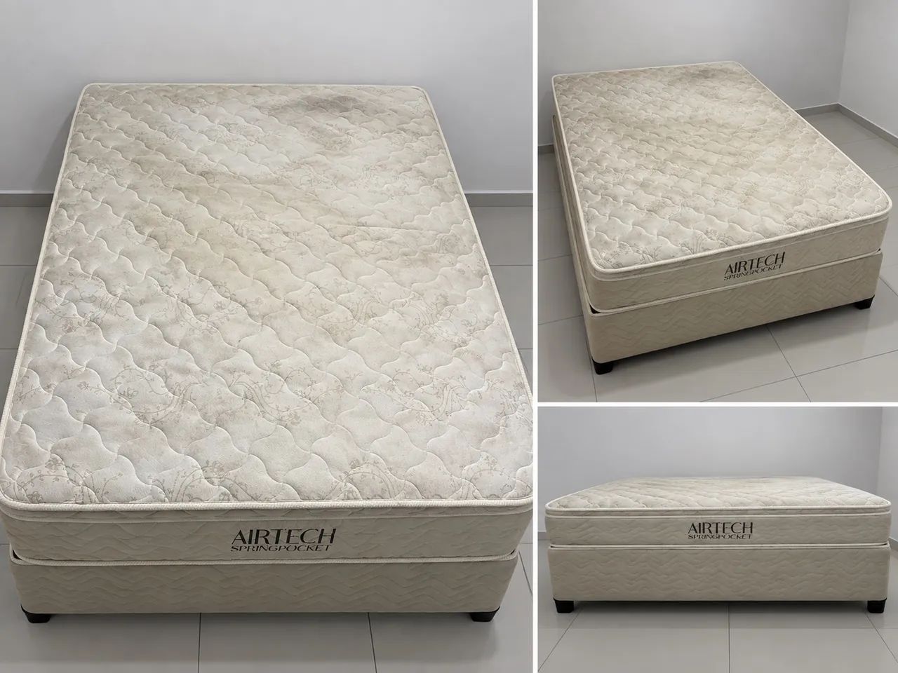 VENDENDO RÁPIDO URGENTE: Cama Box Casal Ortobom Airtech (Molas Ensacadas)!