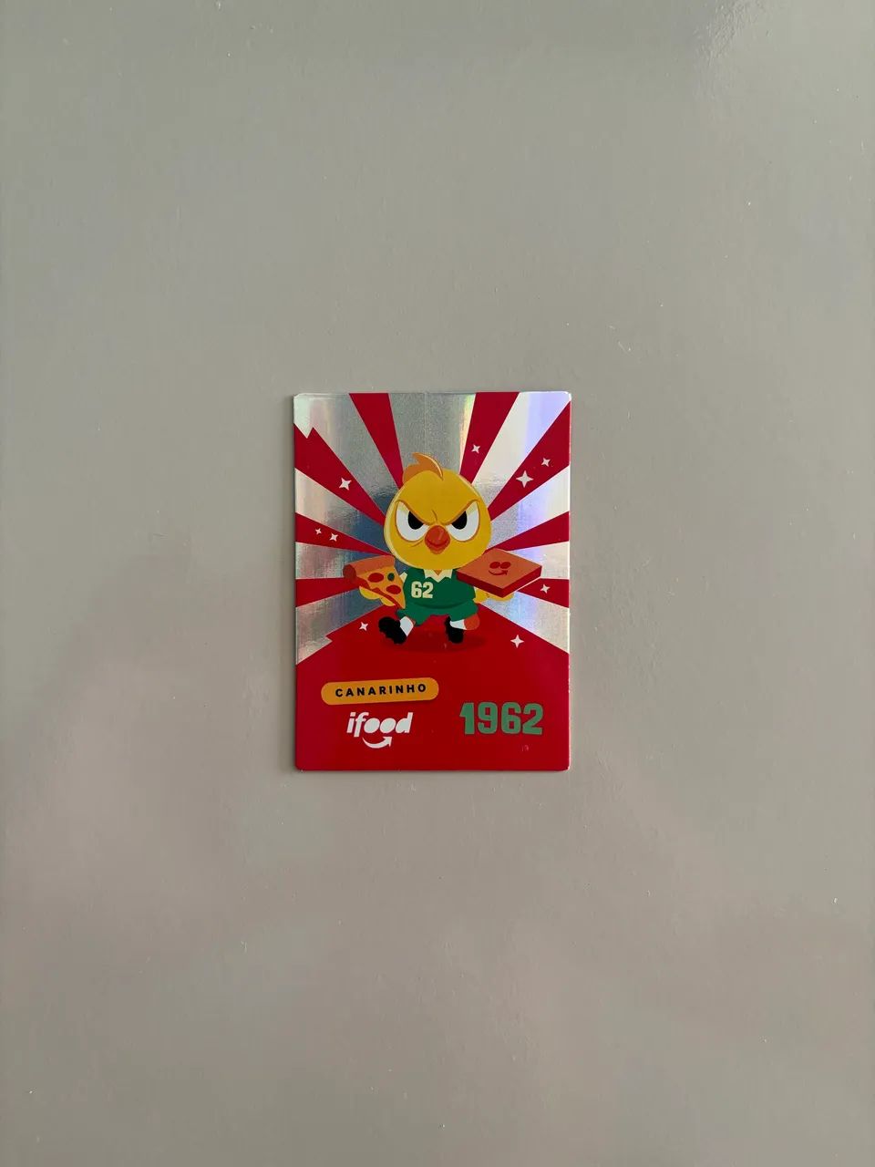 Card Figurinha Canarinho Brasil 1962