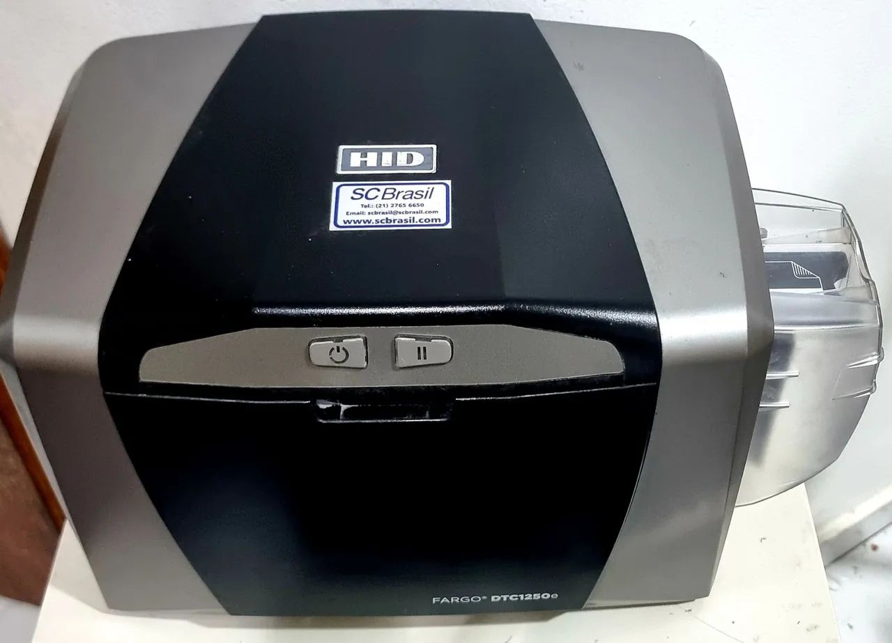 Fargo DTC1250e Impressora de Crachá e Cartão PVC  - Foto 3