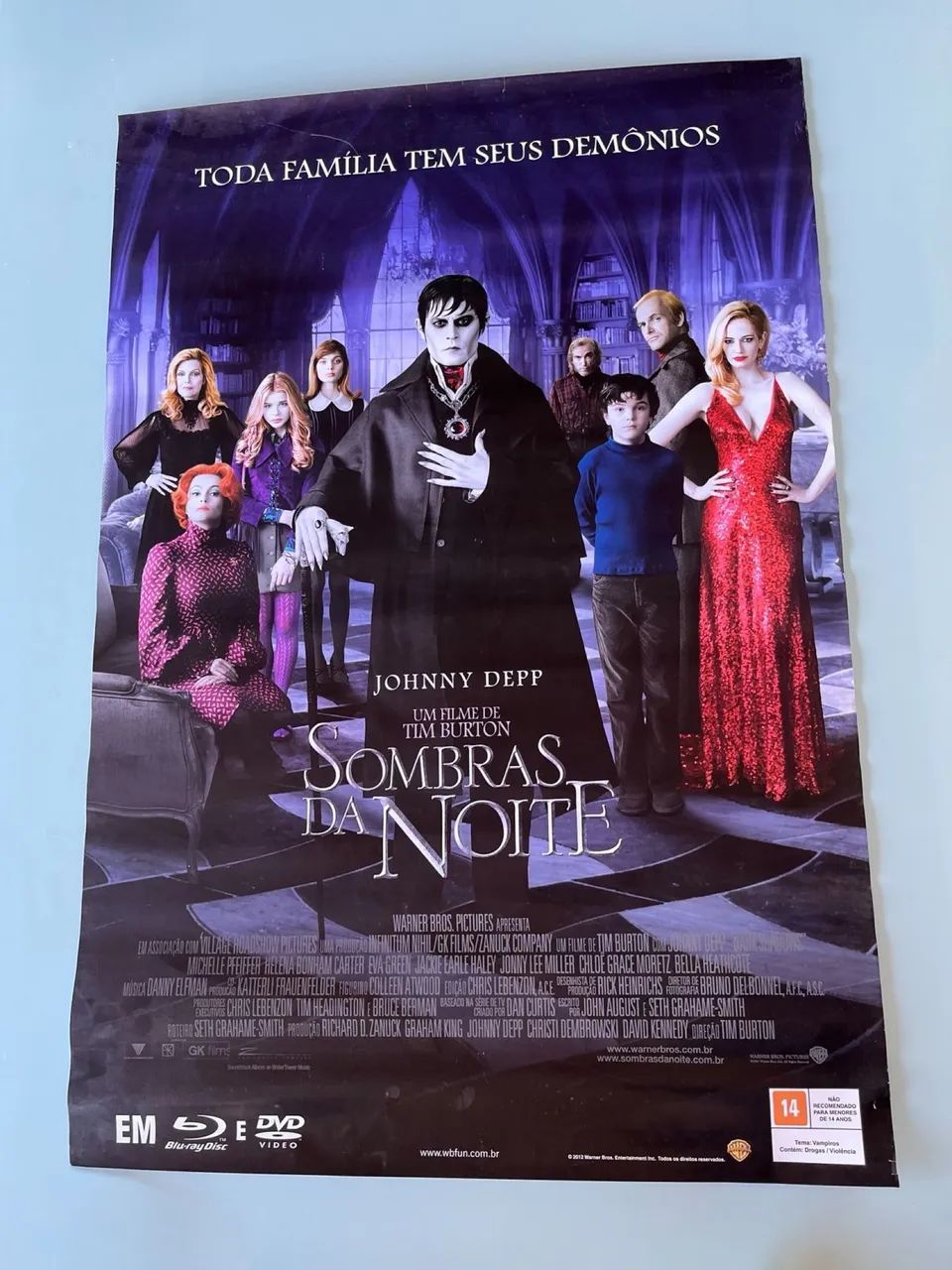 Sombras da noite pôster original 