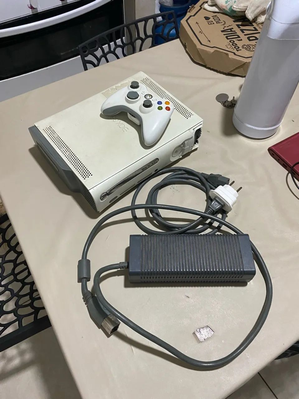 Xbox 360 com um controle e 5 jogos  - Foto 4