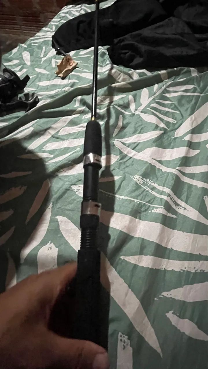 Kit molinete shimano mais vara des pesca  - Foto 5