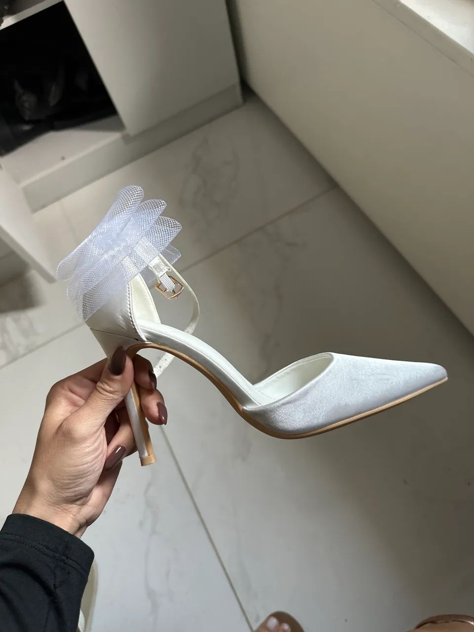 Scarpin branco  - Foto 2